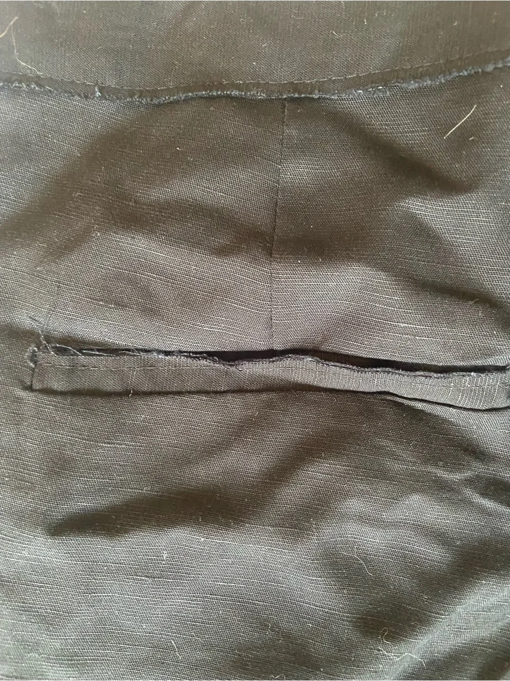 Zara black capri
